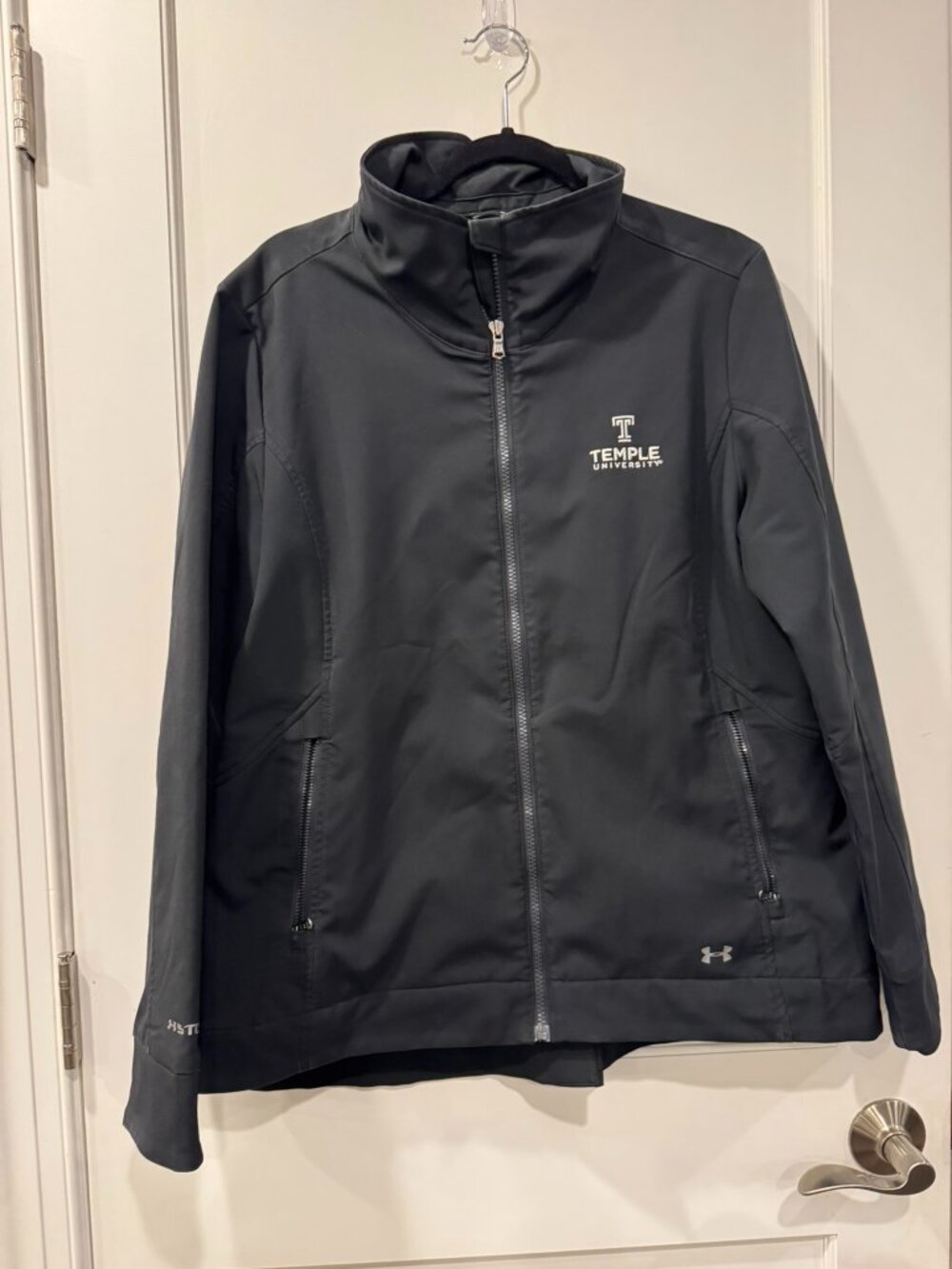Under Armour Temple University Black All Weather Semi-Fitted Jacket - Women's XL